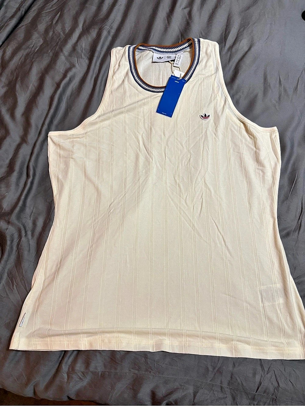 adidas CLOT x adidas Originals Knit Tank Top Originals Knit Tank Top Cream X-Lar